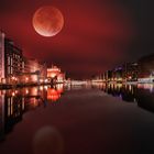 Blutmond Innenhafen Duisburg (Composing)