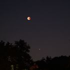 Blutmond mit Mars