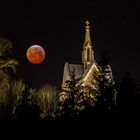 Blutmond über dem Kreuzberg 