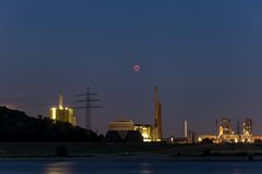 "Blutmond" über Duisburg