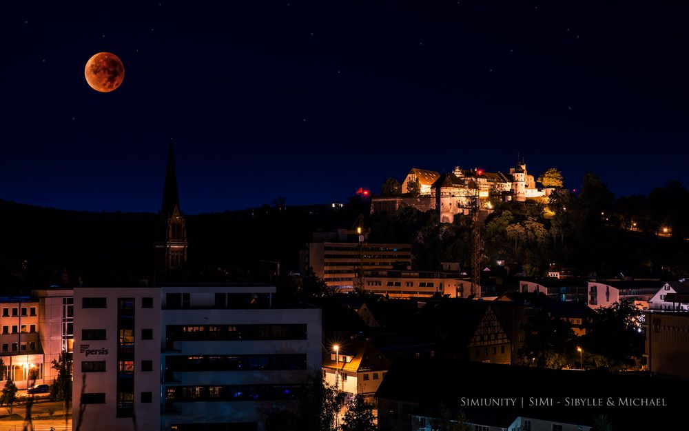 Blutmond über Heidenheim