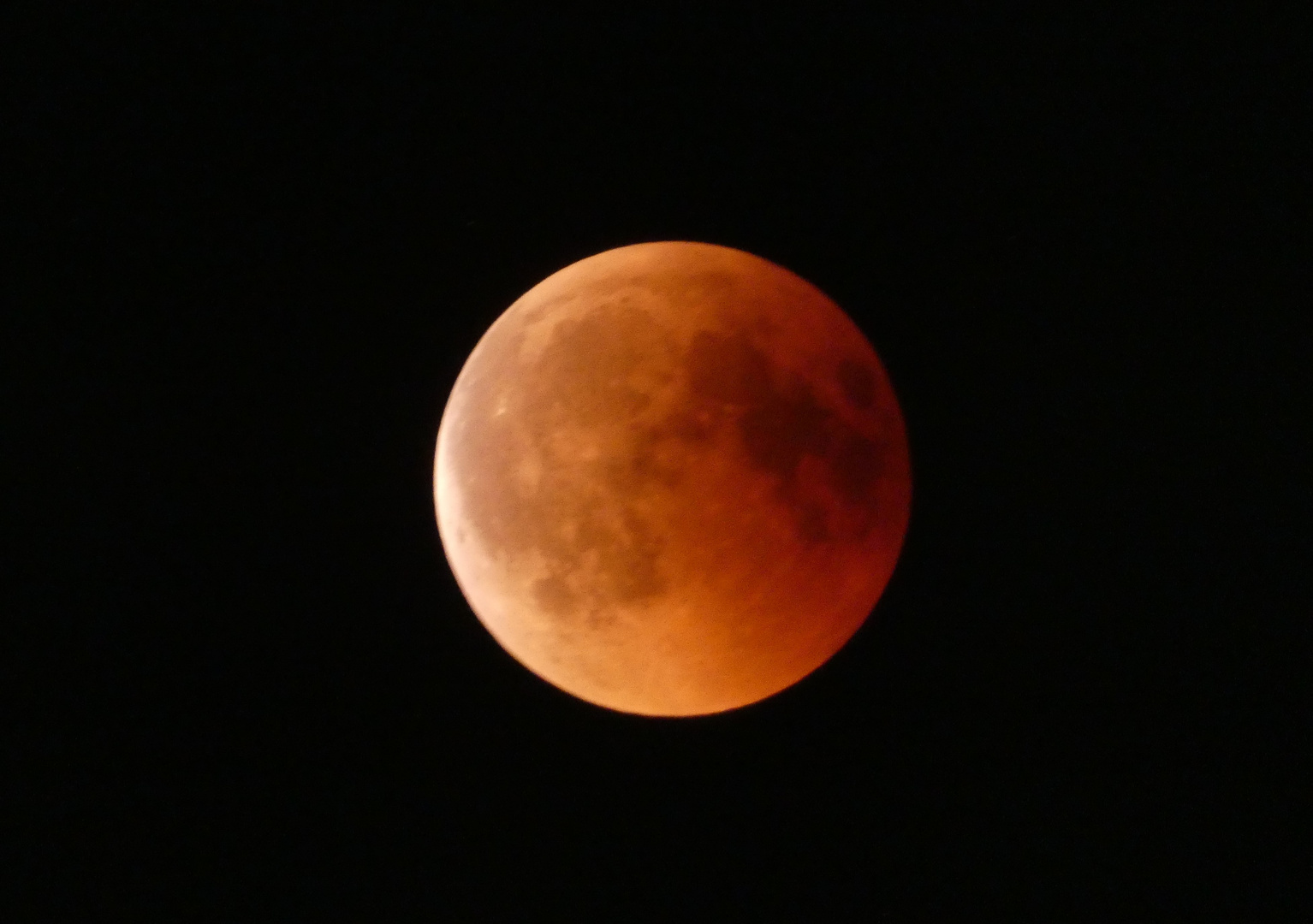 Blutmond über Koblenz