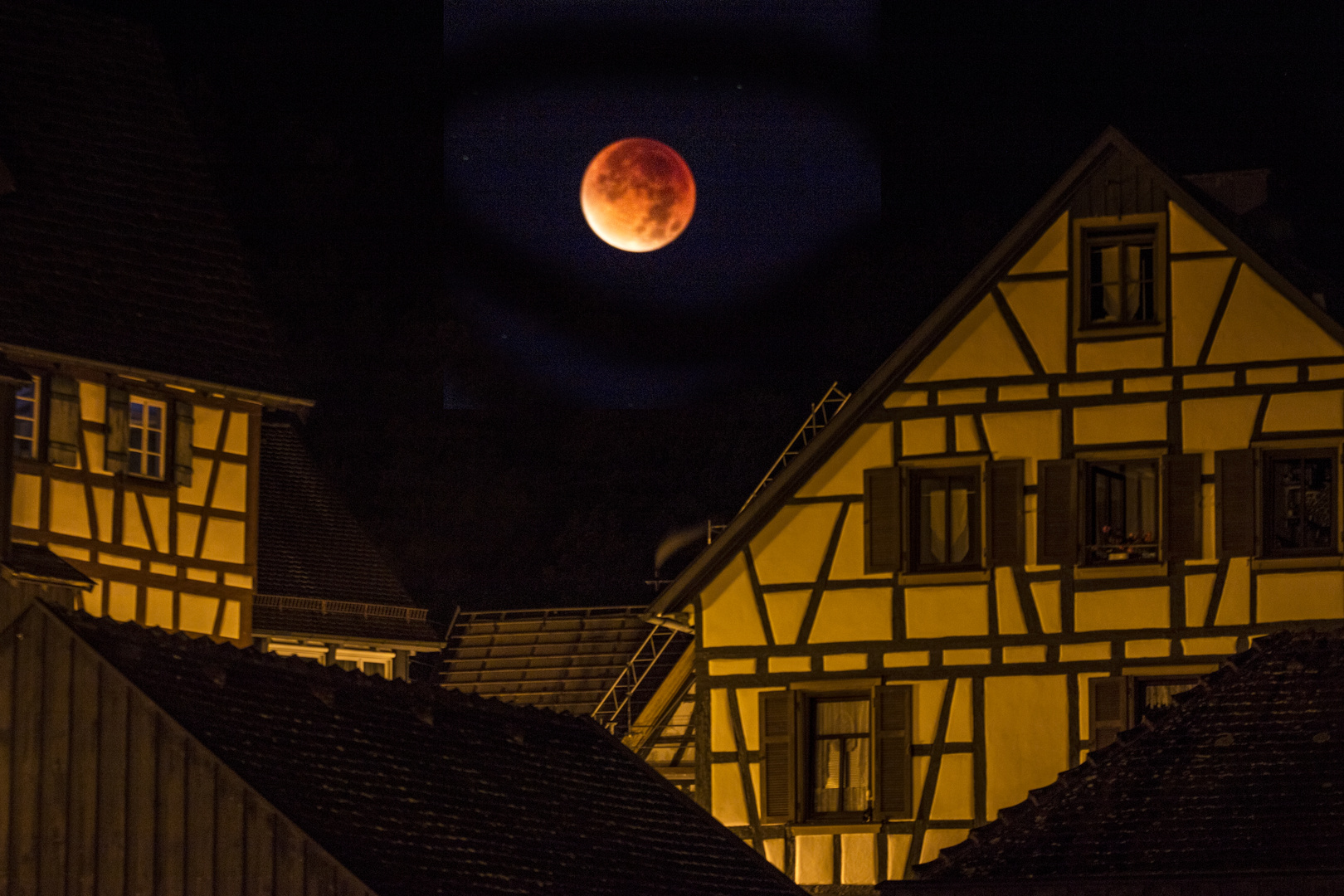 Blutmond über Schiltach