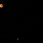 Blutmond und Mars