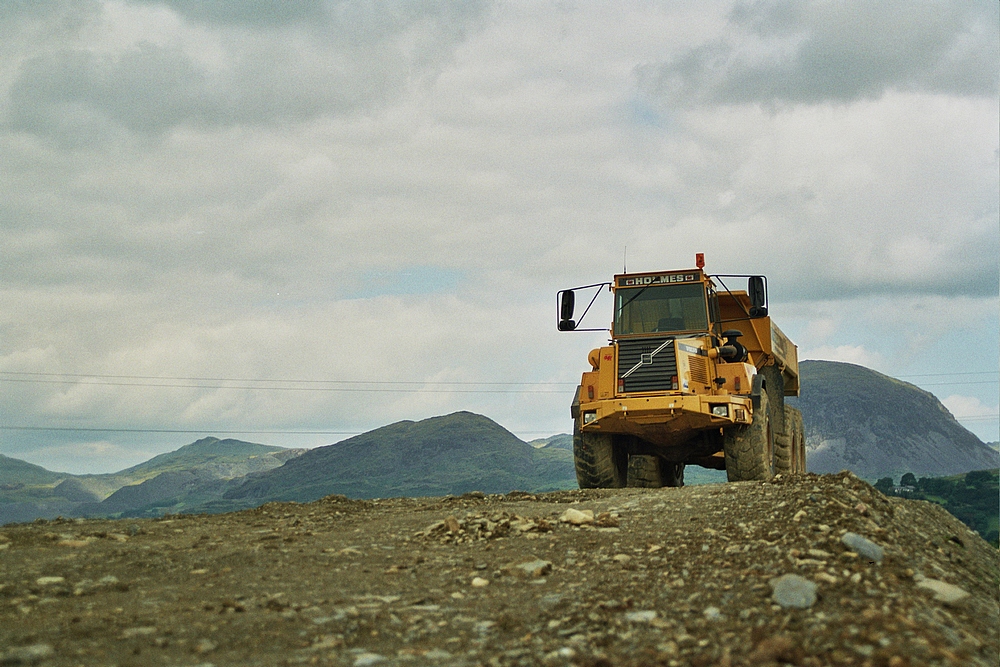 BM Volvo im Snowdonia National Park