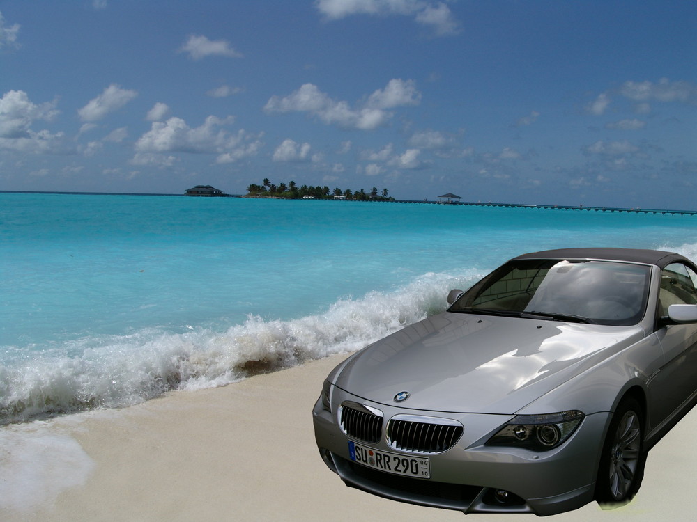 BMW auf den Malediven