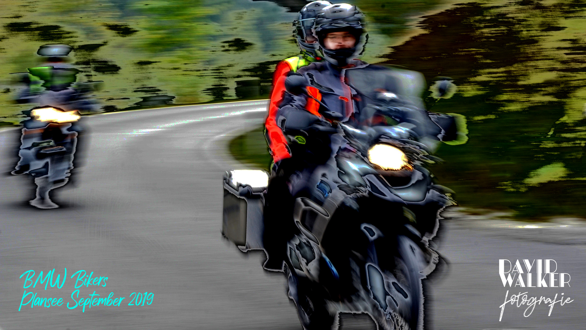 BMW Bikers am Plansee