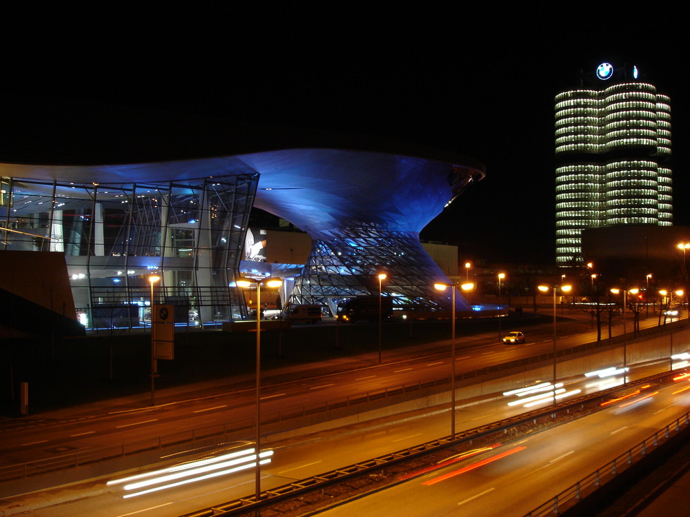 BMW by night