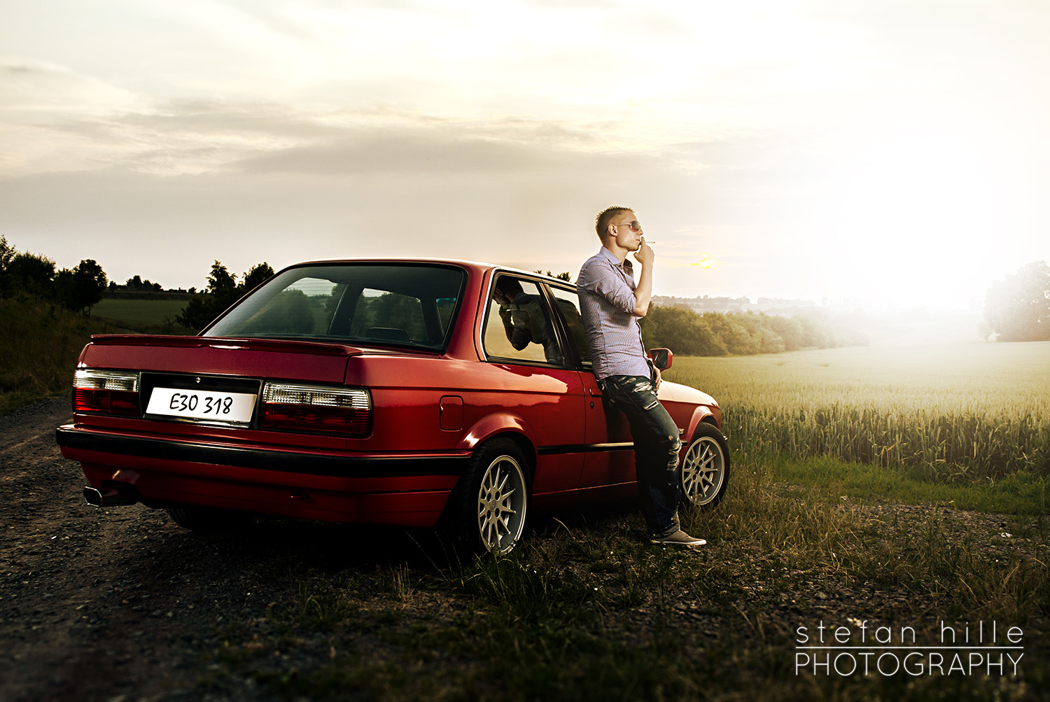 BMW E30 318is @ sunset