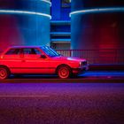 BMW E30 bei Nacht