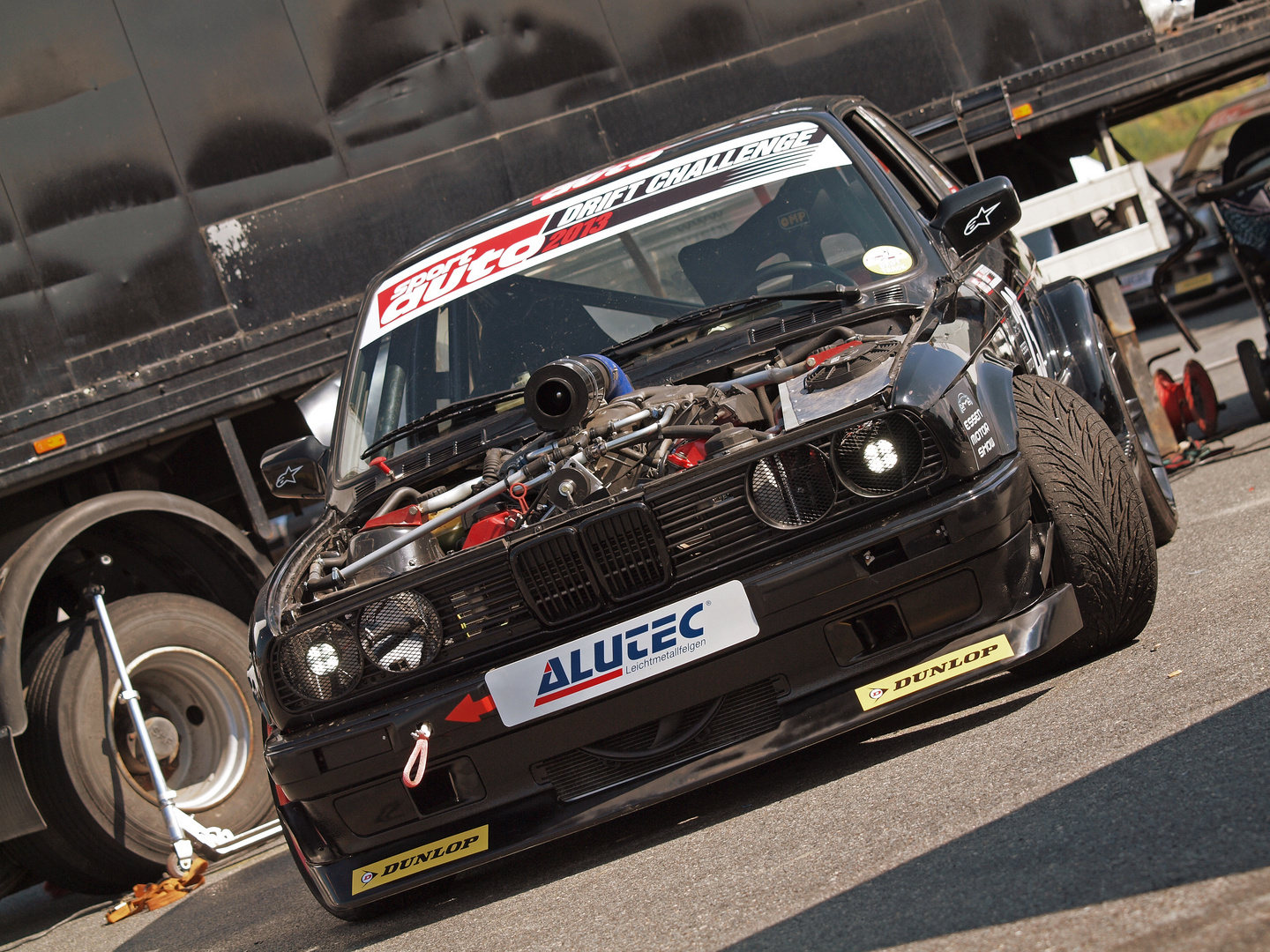 BMW E30 M3 V8 drift - Tuner GP Hockenheim 2013