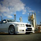 BMW e36 320i Limo Alpinweiß (1)