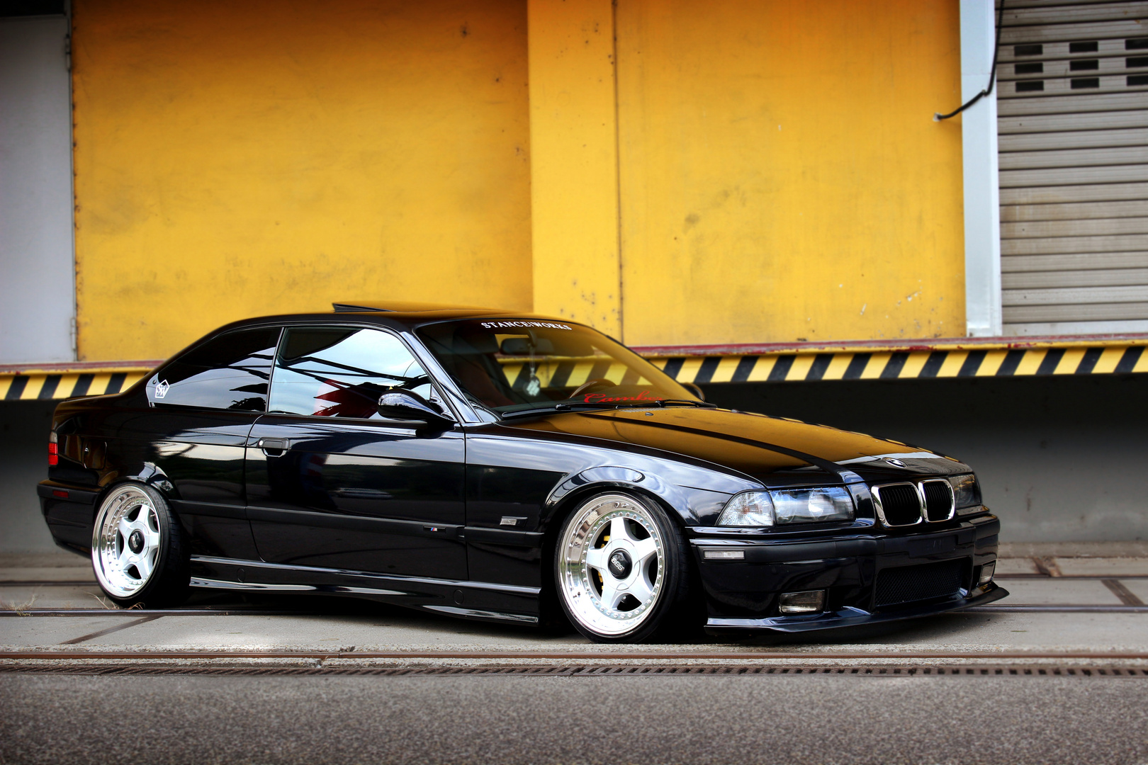 BMW E36 Coupe on BBS RF