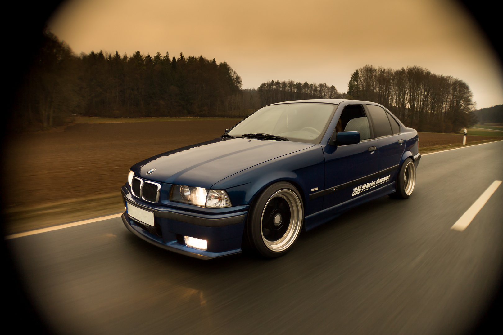 BMW E36 Fahrt
