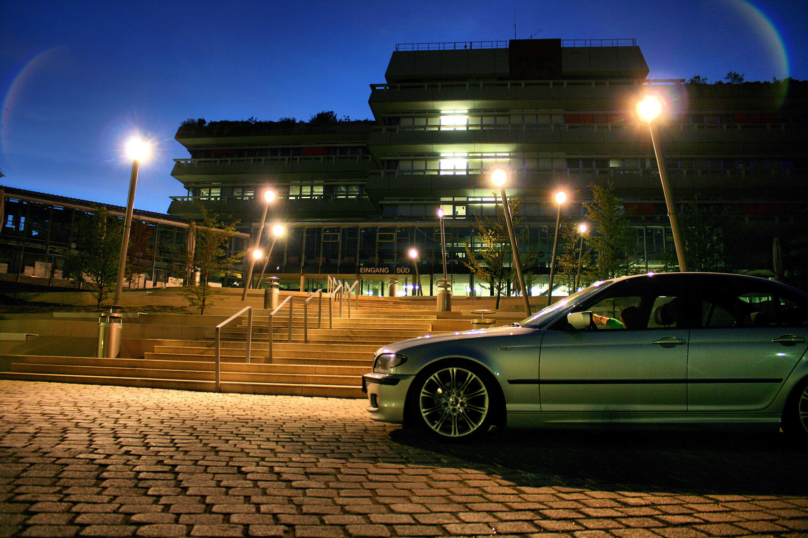 BMW e46 bei Nacht