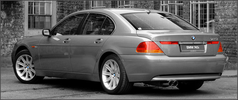 BMW E65 745i - Teilweise ohne Farbe