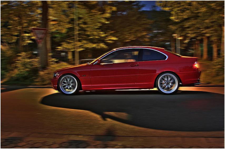 BMW HDR u Bewegungsunschärfe