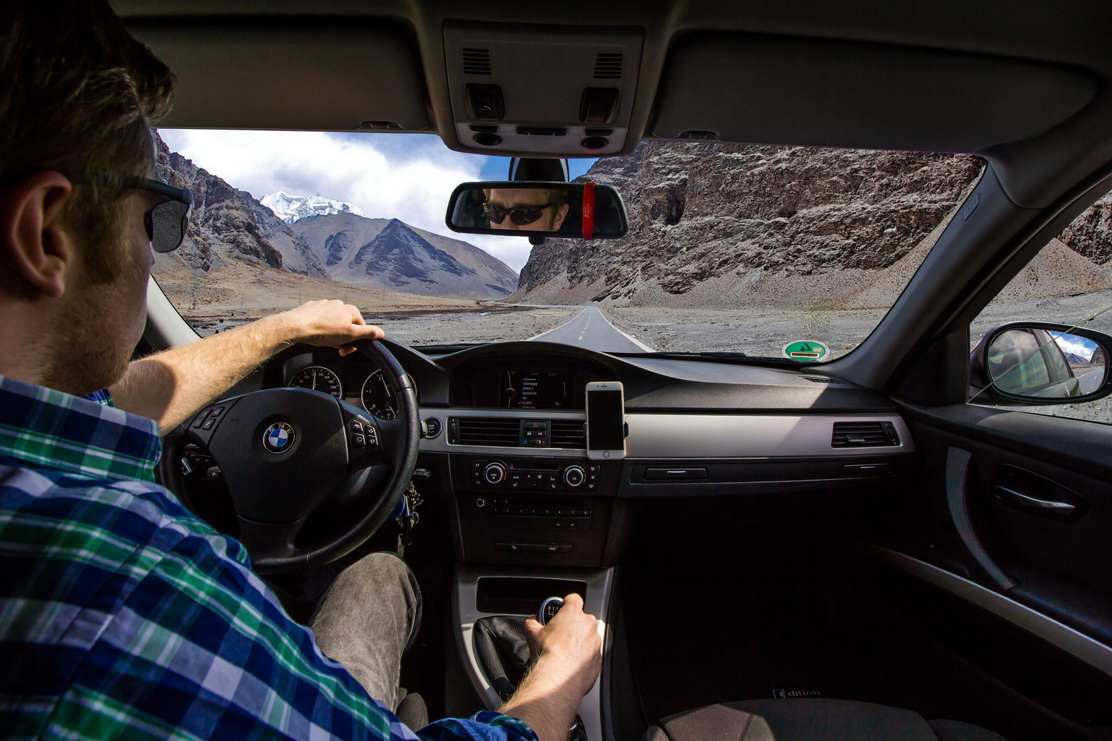 BMW Innenraum "Selfie"