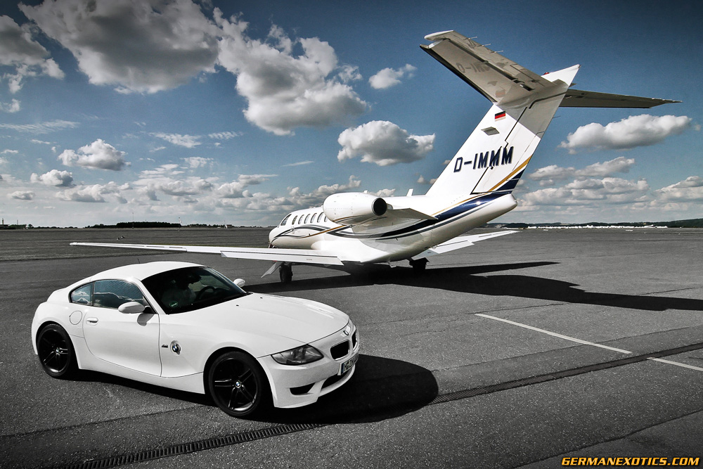 BMW M Coupe und Learjet