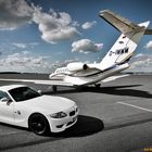 BMW M Coupe und Learjet