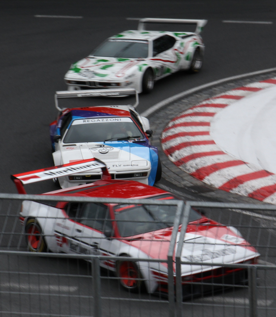 BMW M1 Procars fighting @ Norisring