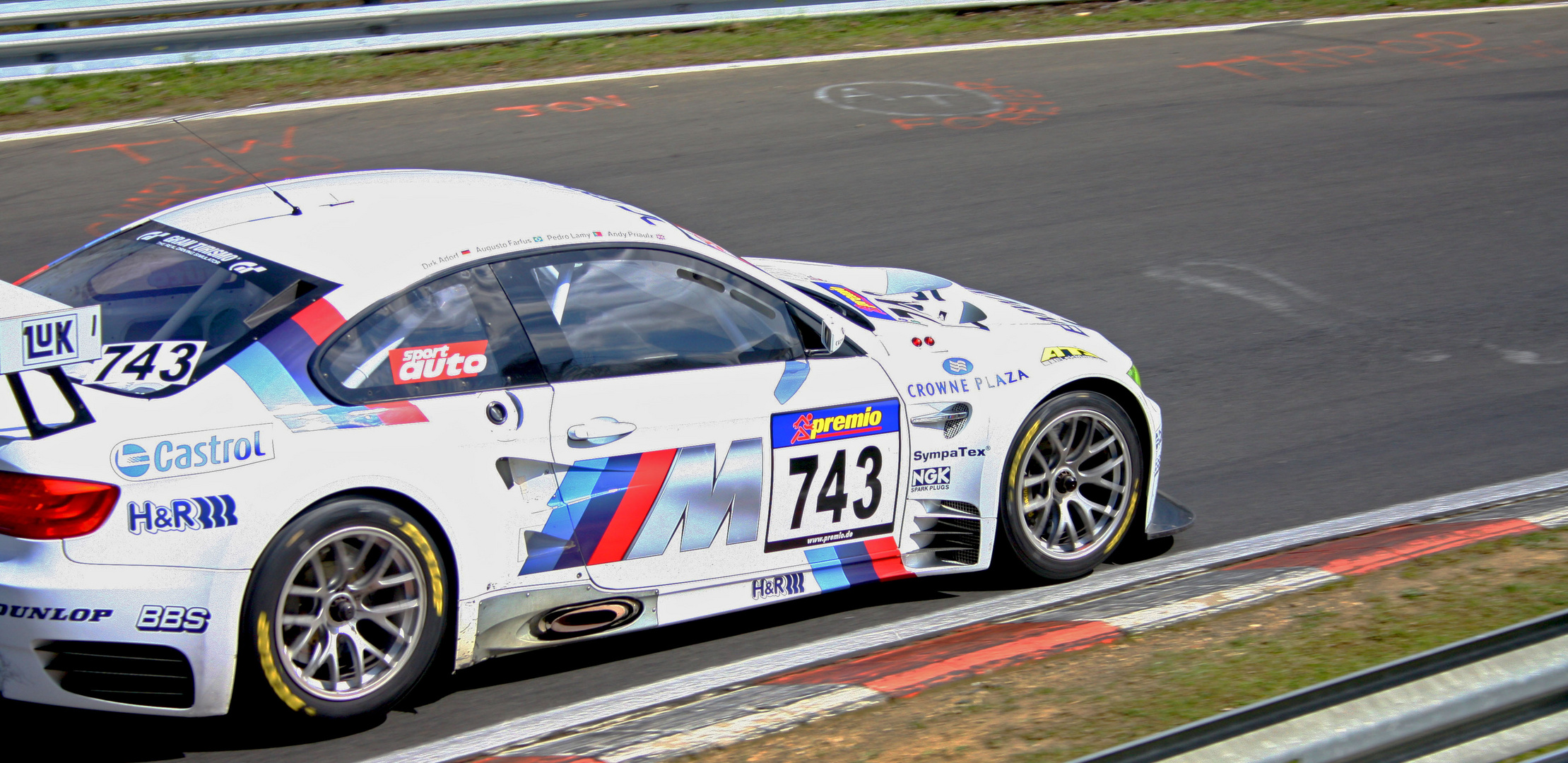 BMW M3 beim 2ten Lauf der VLN