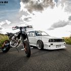 BMW M3 vs. Supermoto 