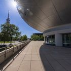 BMW Museum mit Sonne