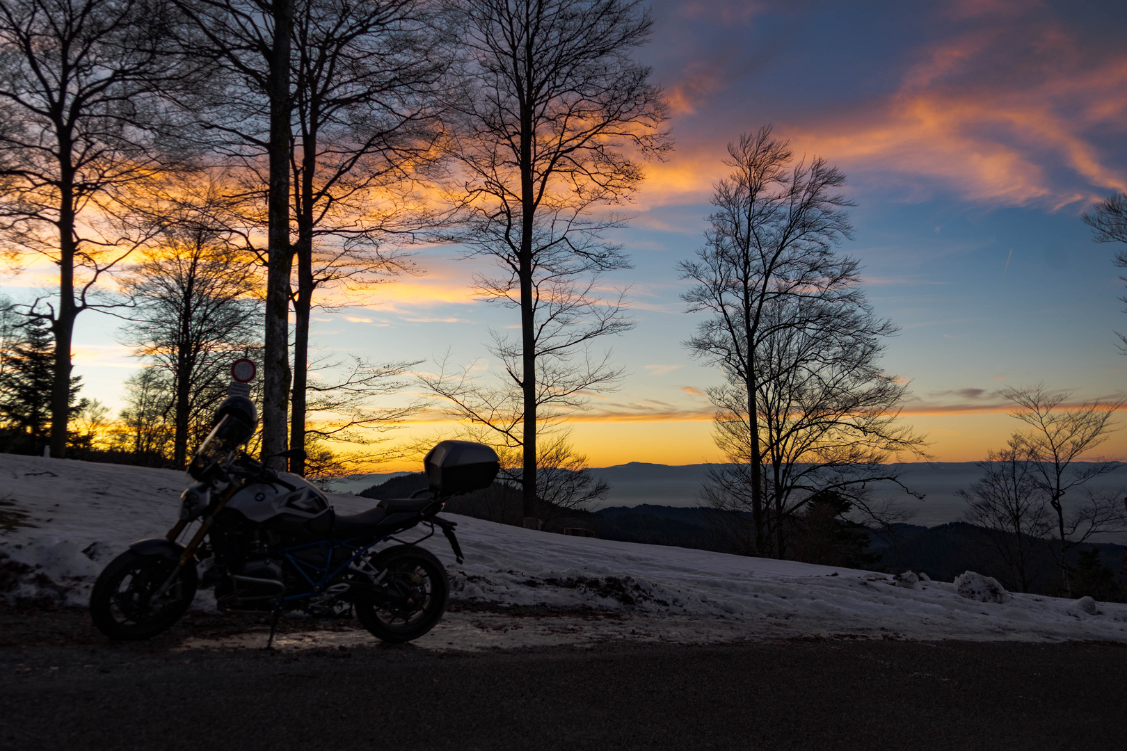 BMW R 1200 R i Abendrot