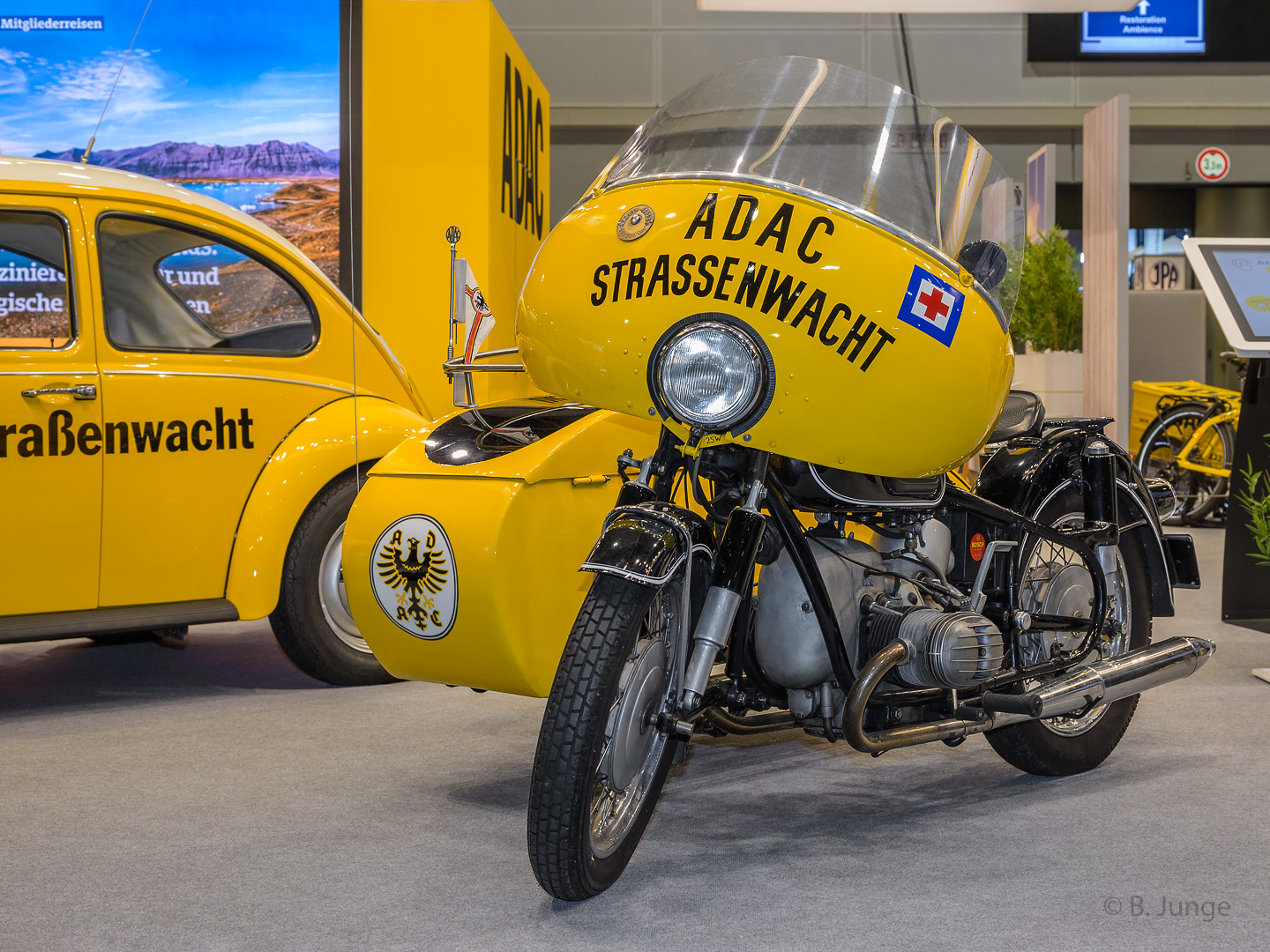 BMW R 60-Gespann der ADAC Straßenwacht