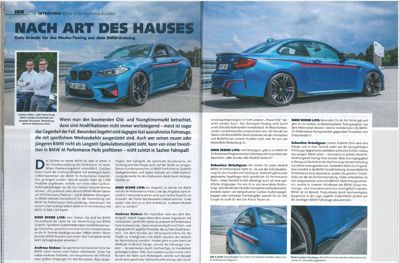 BMW Scene Magazin