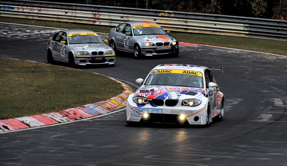 BMW Trio auf der Nordschleife