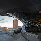 BMW Welt Doppelkegel mit BMW-Hochhaus und Museum