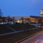 BMW Welt in der Dämmerung