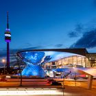 BMW-Welt und der Olympiaturm München