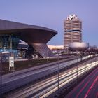 BMW Welt zur Blauen Stunde 