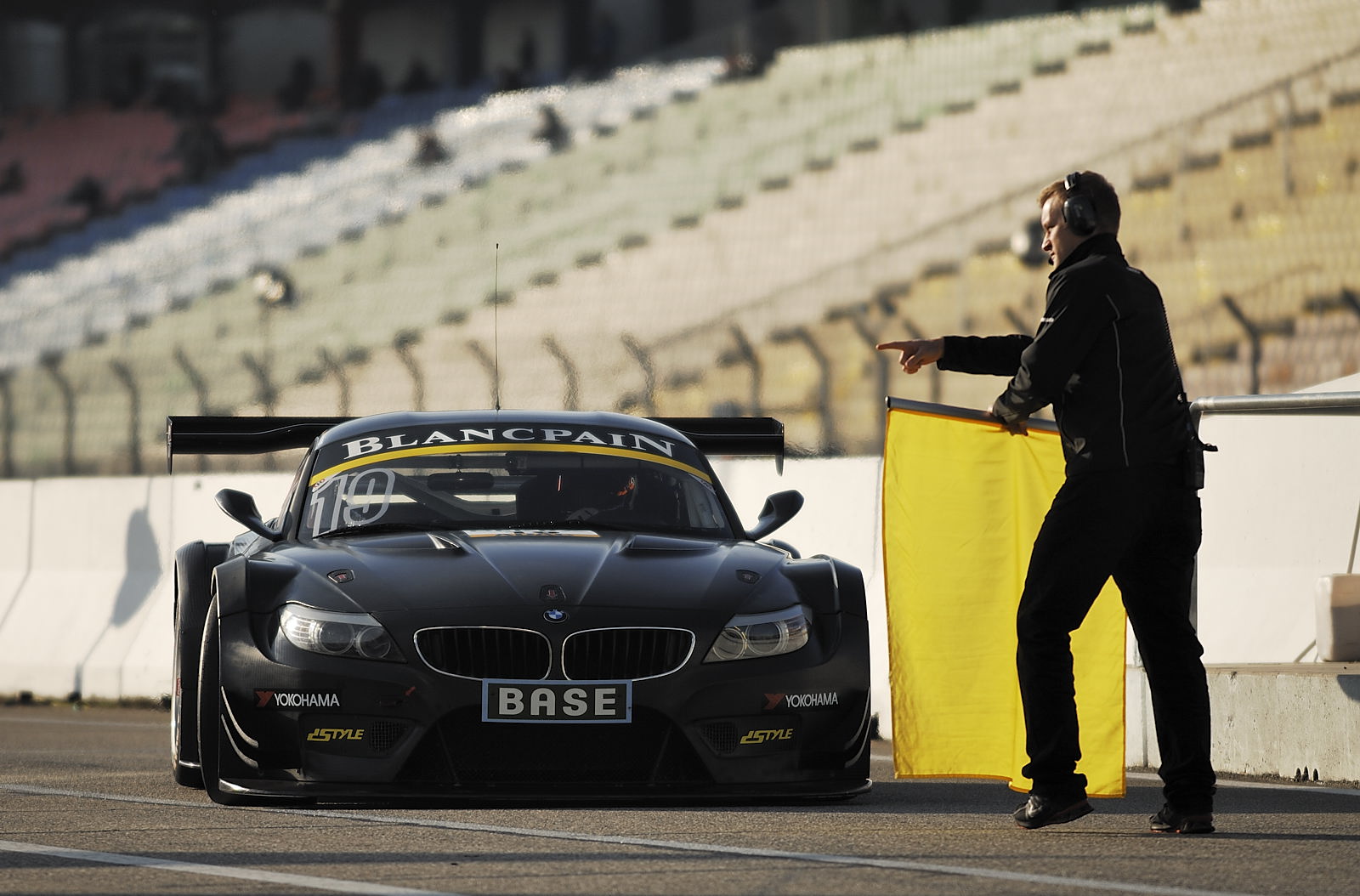 BMW Z4 GT3 being controlled