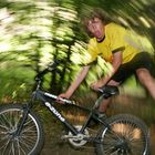 BMX im Wald