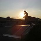 BMX one foot