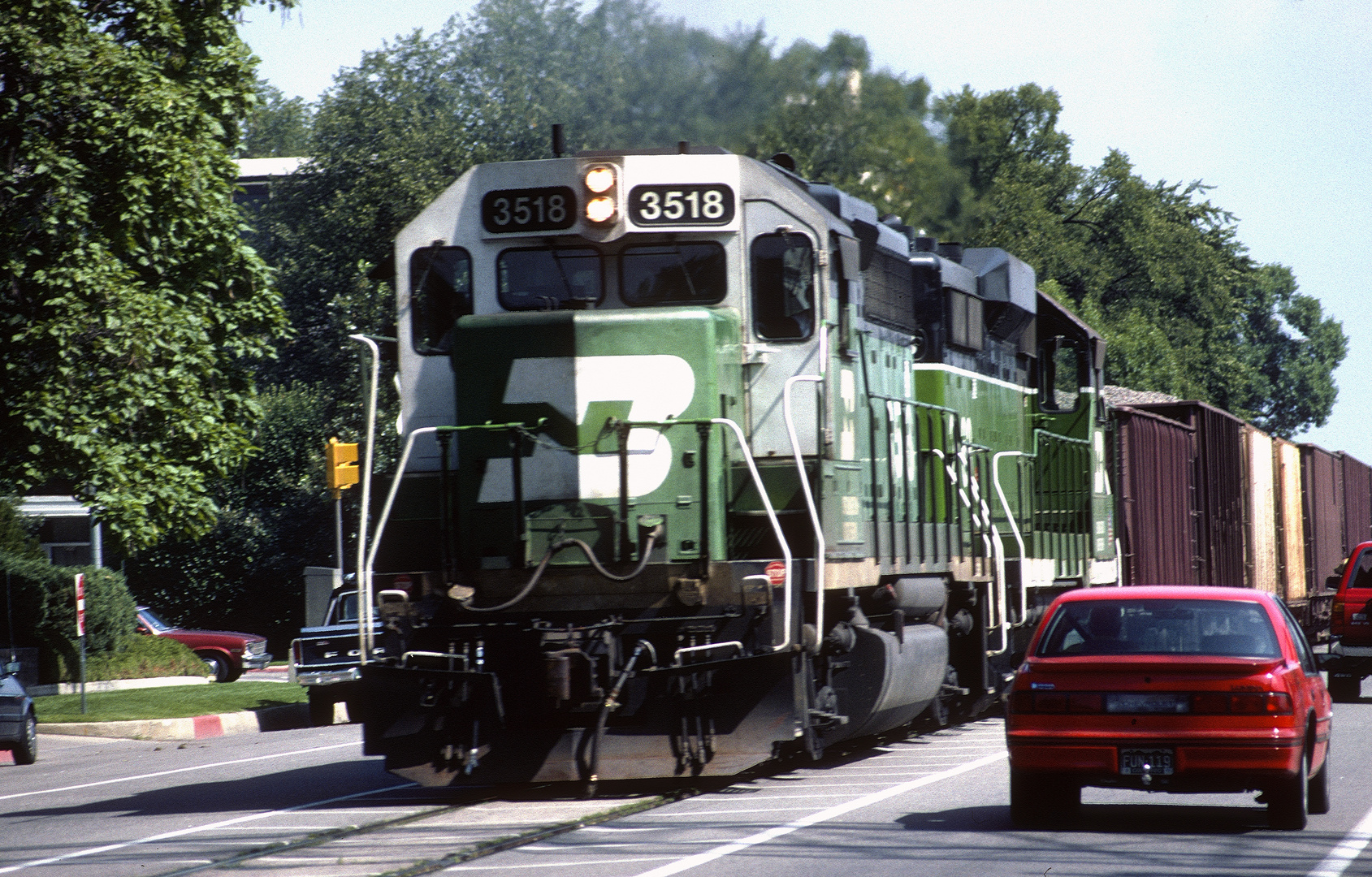 BN #3518 auf der Strasse in Ft.Collins, Colorado