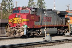 BNSF #702 exATSF Dash 44-9W on duty...