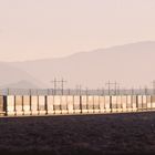 BNSF Freight Train on its way to Boron through the Mojave Desert, CA