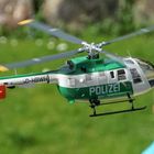 Bo105 D-BWBH Polizei grün-weiß Modell 1:24 g