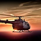 BO105 Sunset