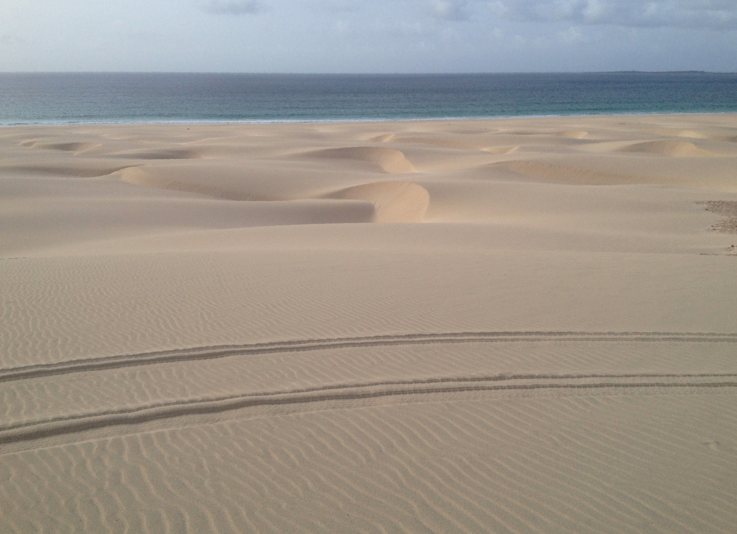 Boa Vista Spuren im Sand