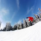 Boarding in LAAX