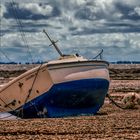 Boat at low tide