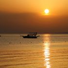 Boat at Sundown - Side - Antalya - Manavgat - Turkey