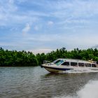 Boat car on river