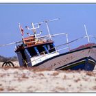 Boat in the desert